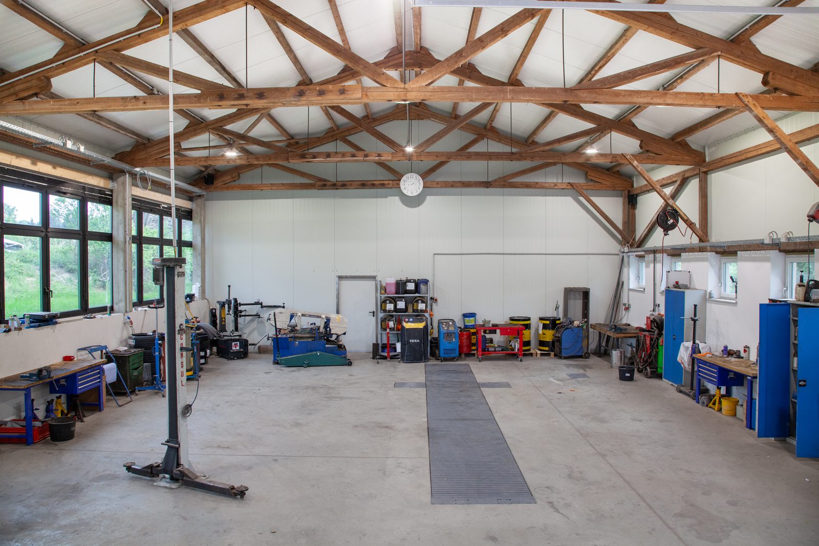Die Werkstatthalle von LZ - Technik in Jaidhof